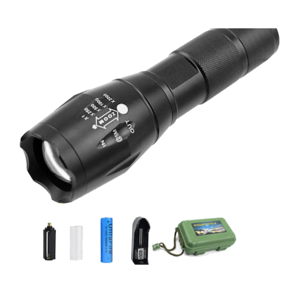 Ultra Bright Rechargeable Waterproof Flashlight  Grayson Goods