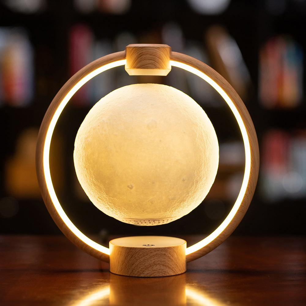 Moon Light 3D Levitating Bluetooth Speaker Wood-Grain-Moon-US Grayson Goods